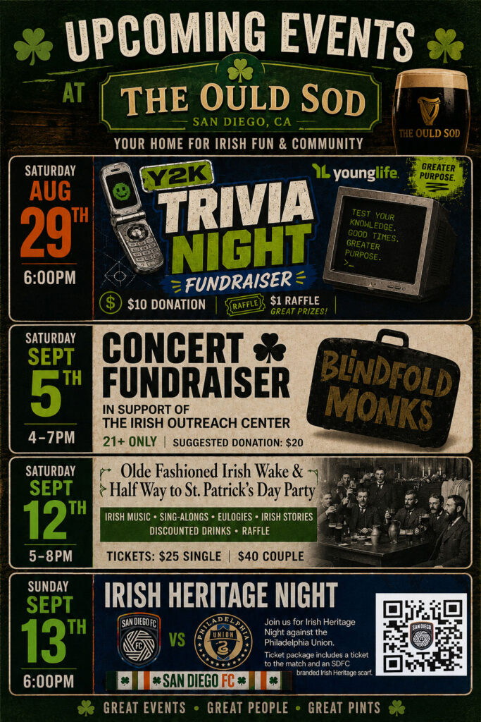 Ould Sod Events